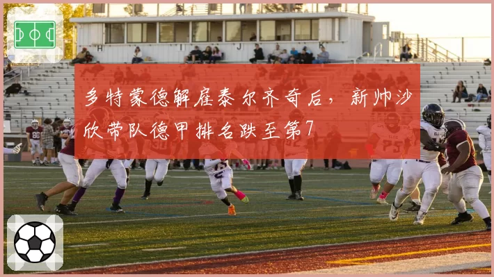 多特蒙德解雇泰尔齐奇后，新帅沙欣带队德甲排名跌至第7